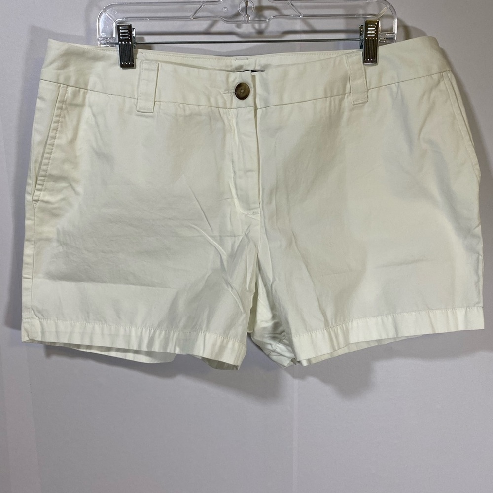 NWOT LANDS END Shorts Fit 2 White SZ 16Petite